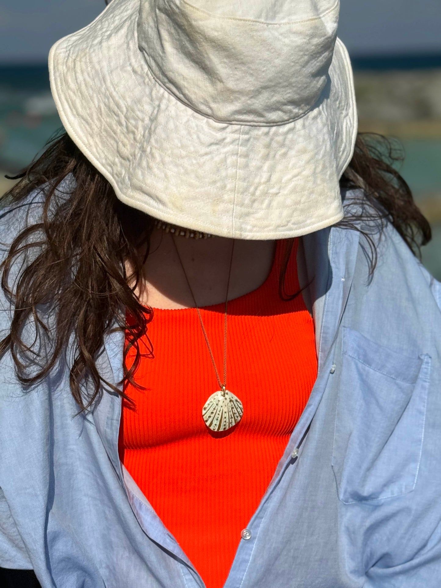Beachcomber Shell Charm Necklace
