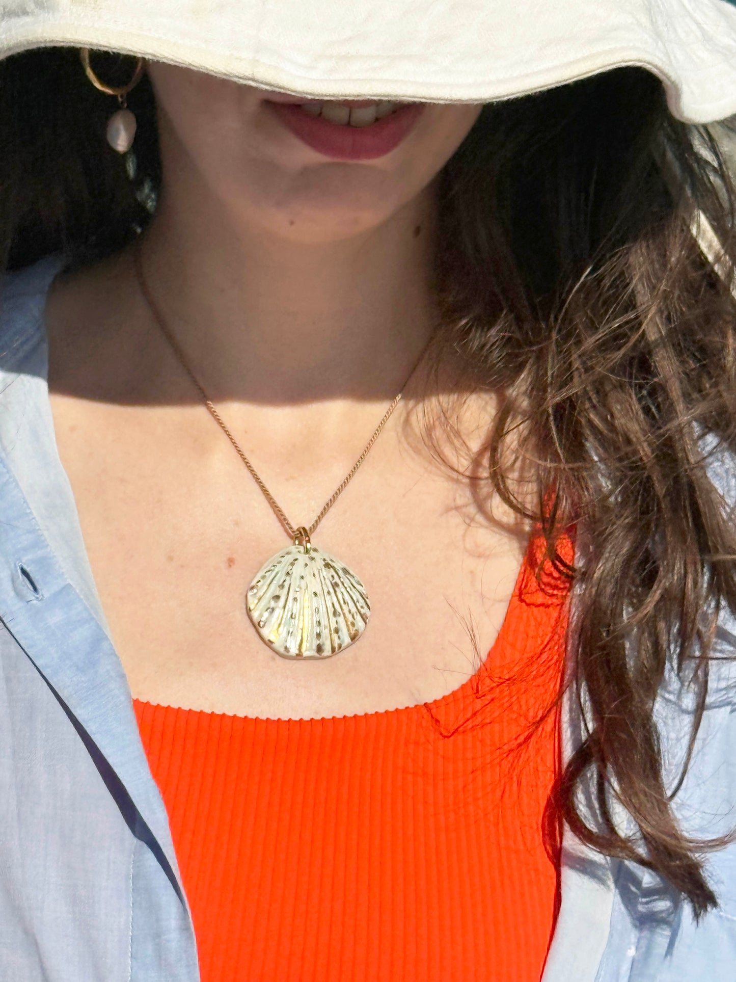 Beachcomber Shell Charm Necklace