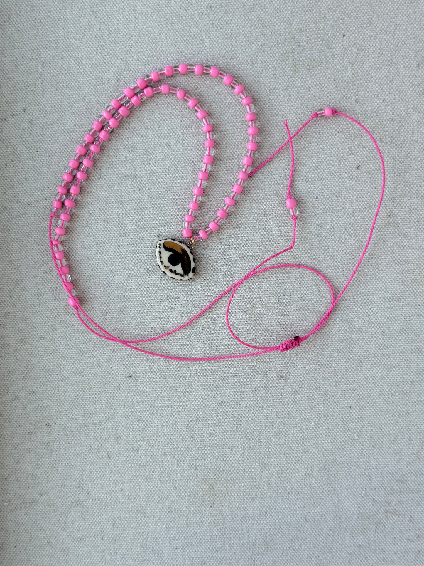Not so Evil eye Beaded Necklace NEW COLORS