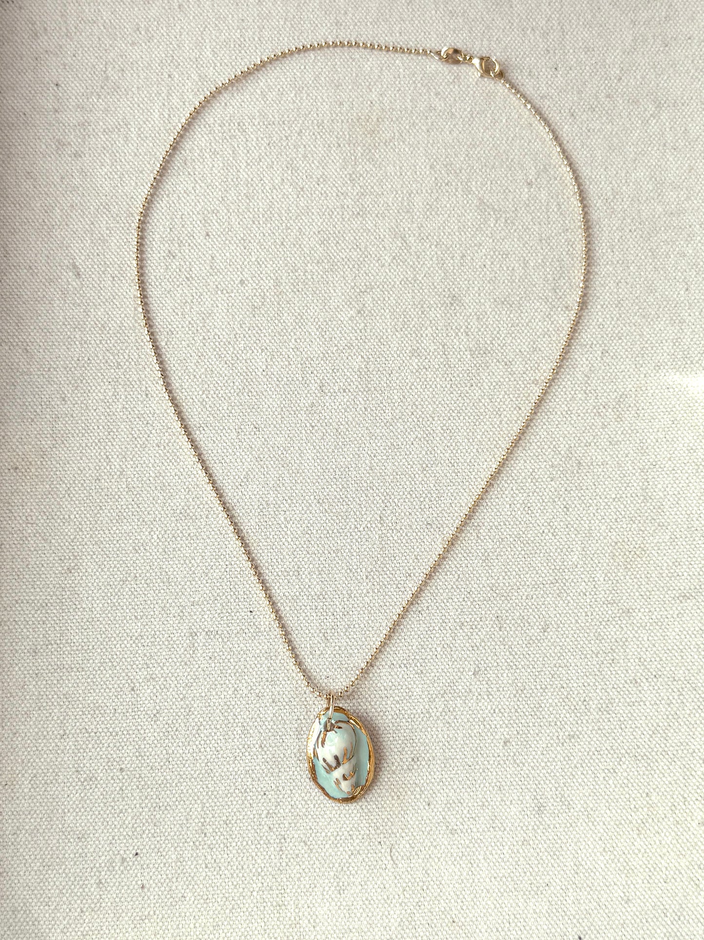 Whisper Shell Charm necklace