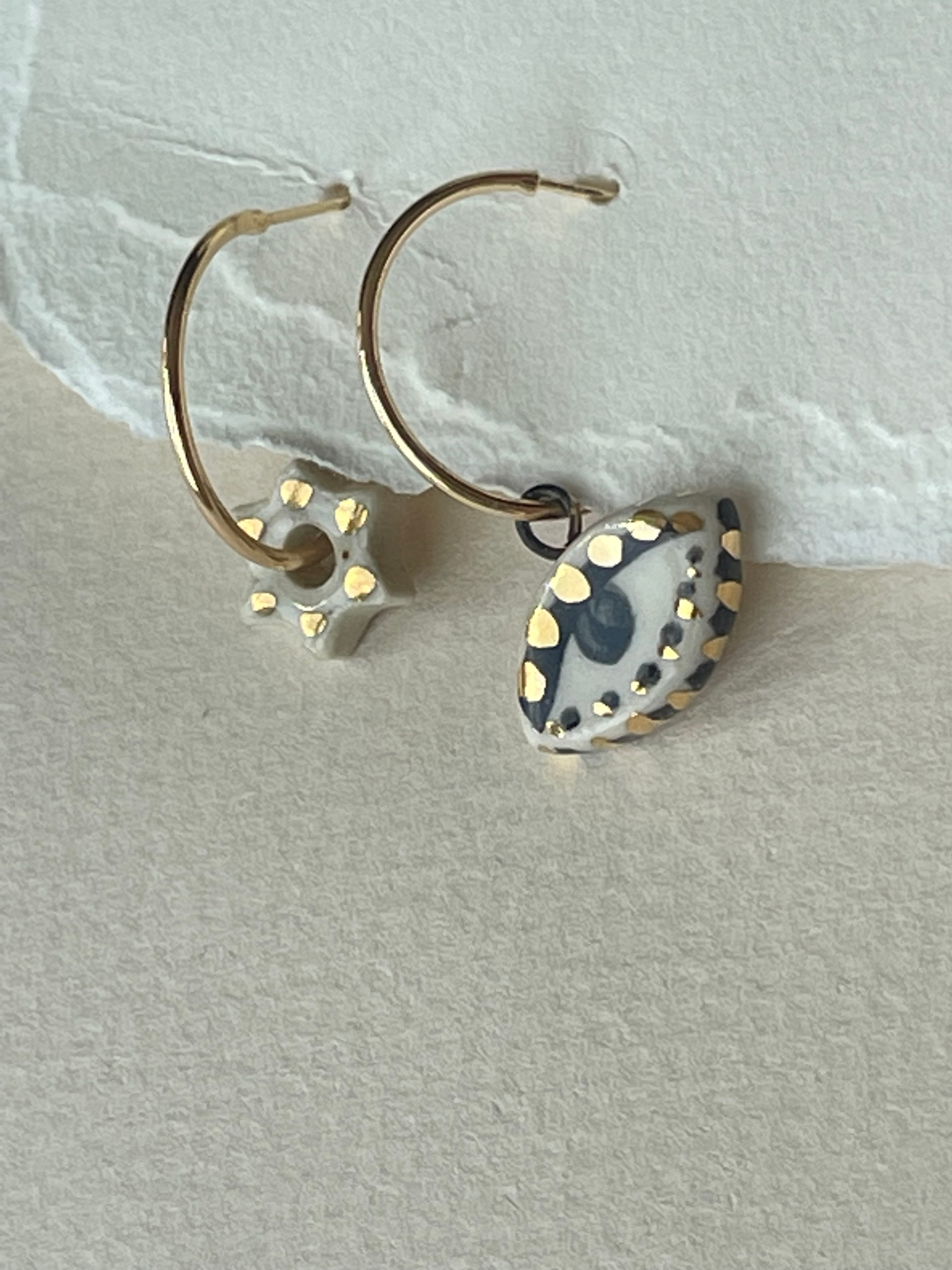 ceramic earrings