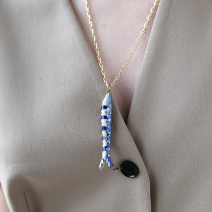 Catch Necklace Blue #2