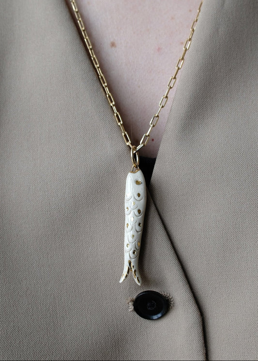 Catch Necklace white