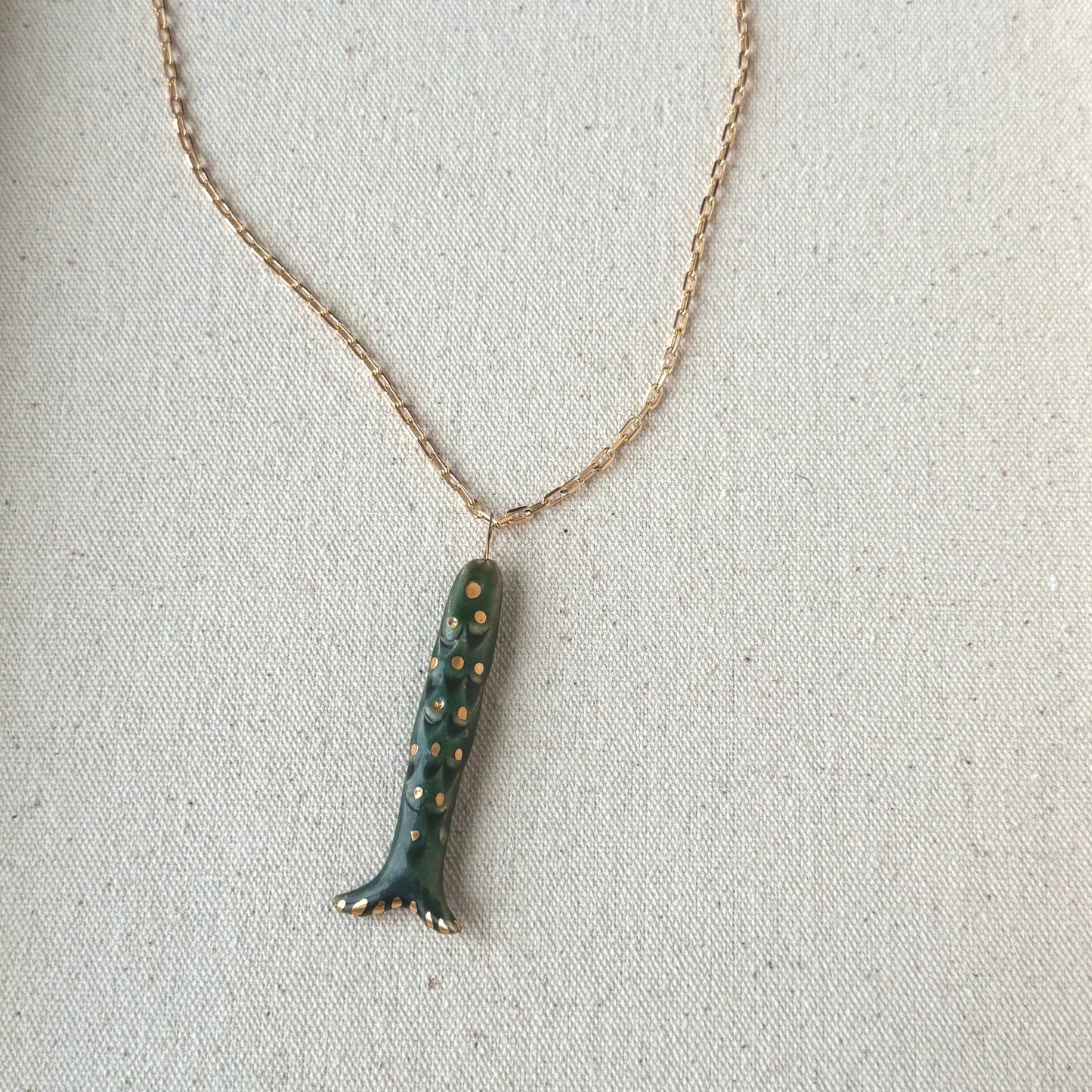 Catch Necklace Emerald #1