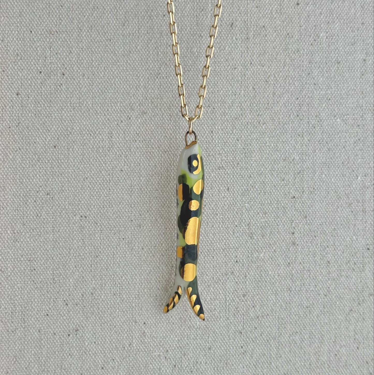 Catch Necklace Green