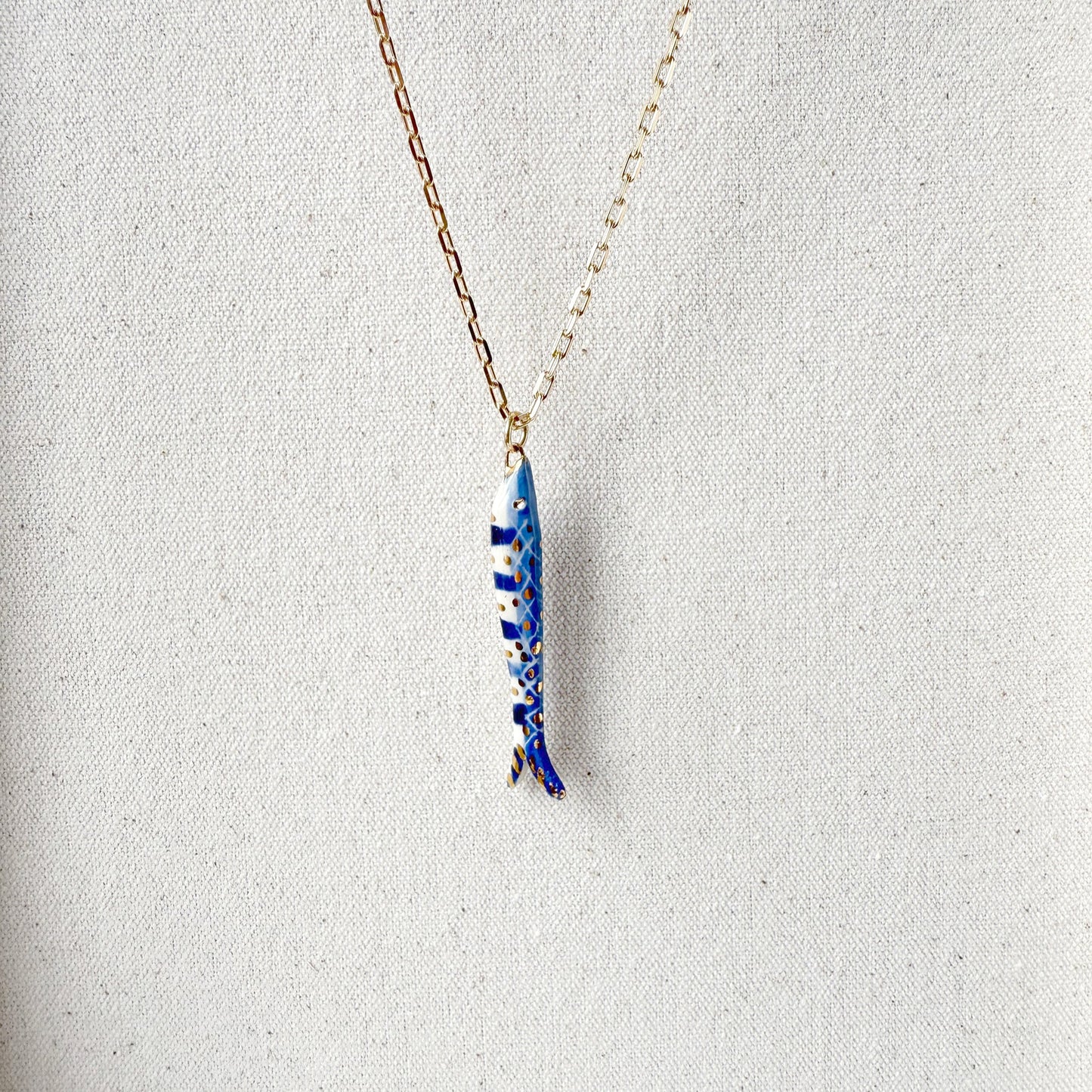 Catch Necklace Blue #2