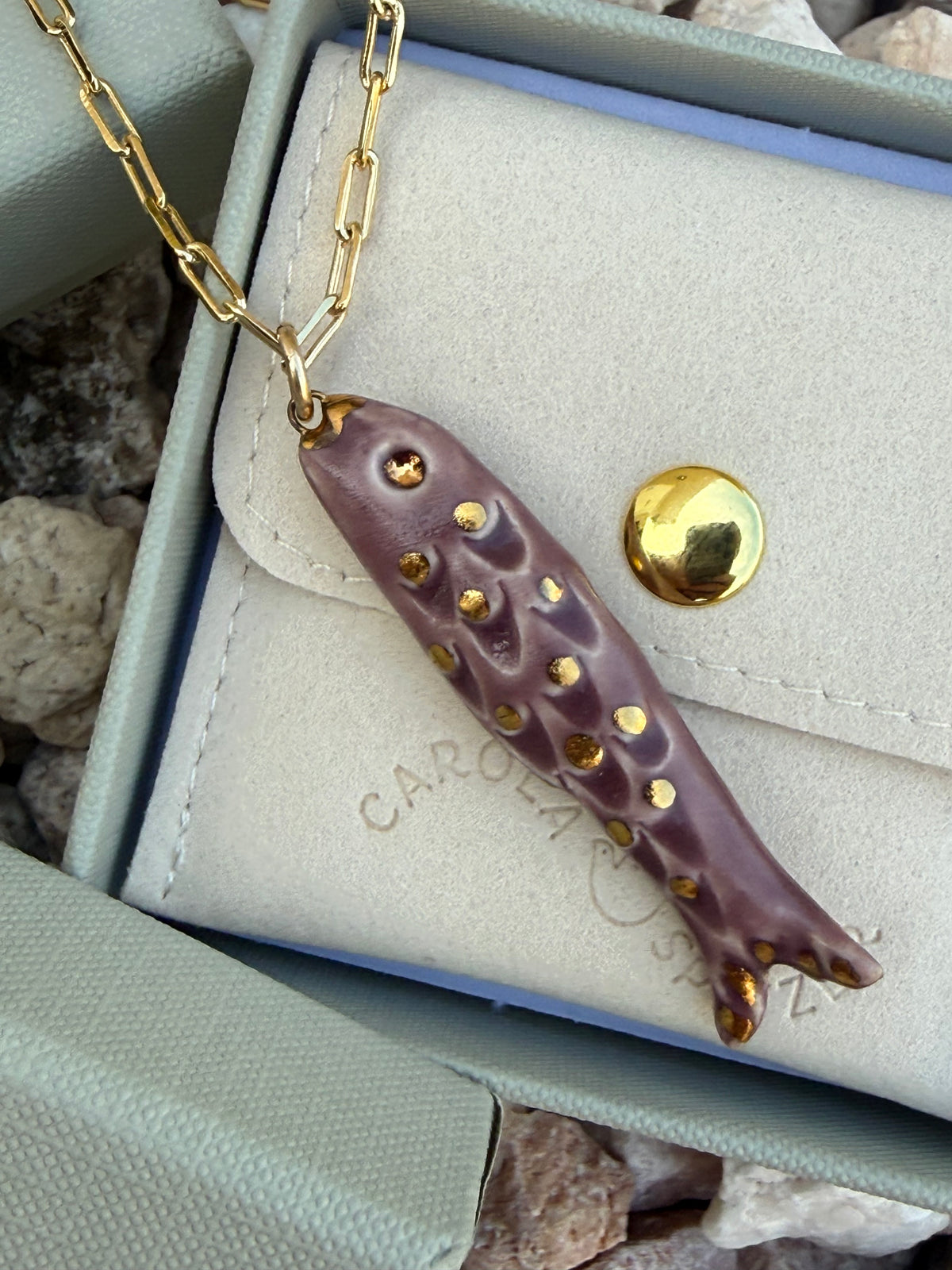 Catch Necklace Amethyst