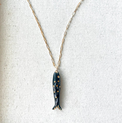Catch Necklace Onyx