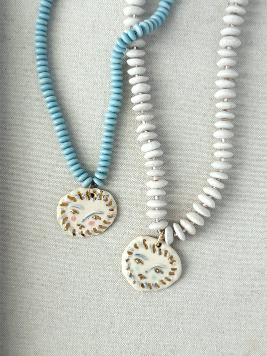 Solara Charm Beaded Necklace