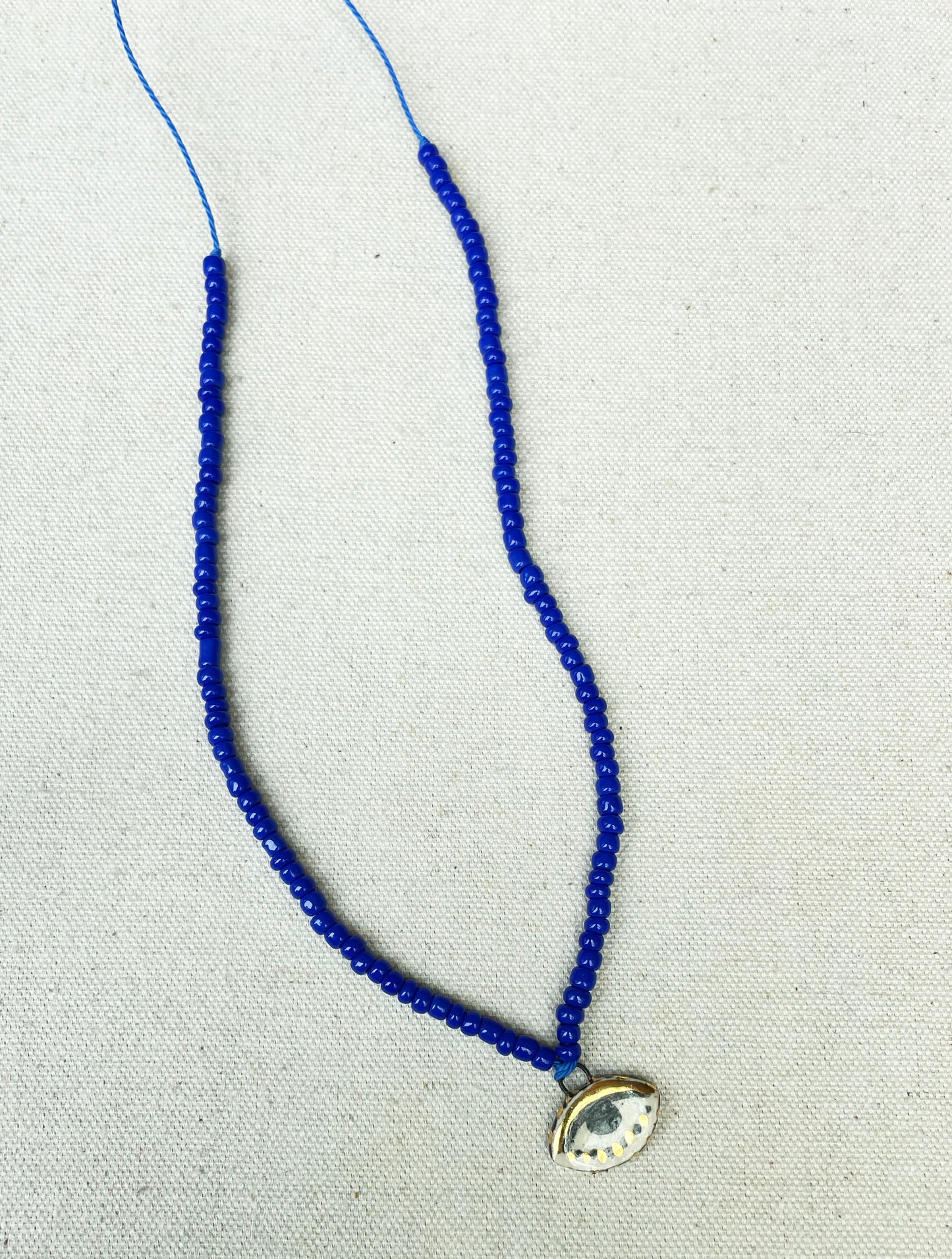 Not so Evil eye Beaded Necklace