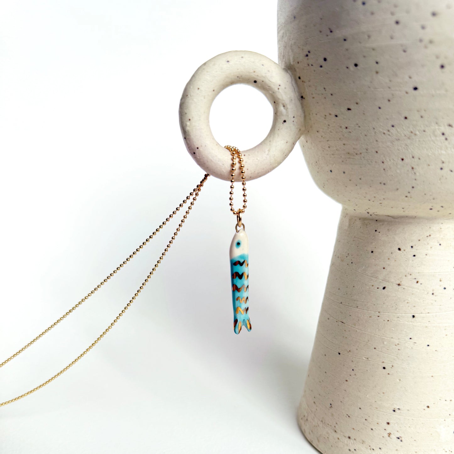 Mini Catch Necklace Turquoise