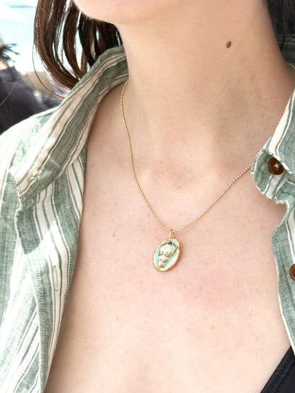 Whisper Shell Charm necklace
