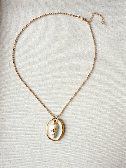 Whisper Shell Charm necklace